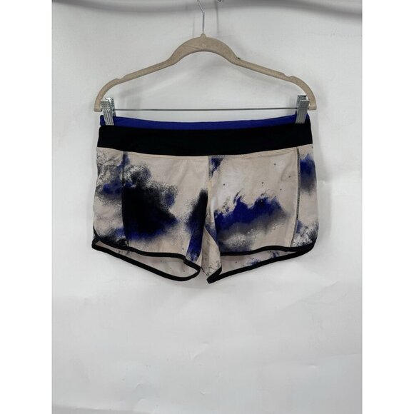 Lululemon Turbo Run Athletic Shorts Women 6 Colorful Yoga Gym Workout Running - Picture 1 of 10